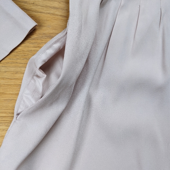 INTERMIX long sleeve nude romper shorts S - Picture 2 of 4